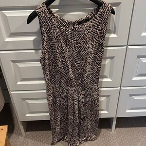 Tart Black and White Midi Dress